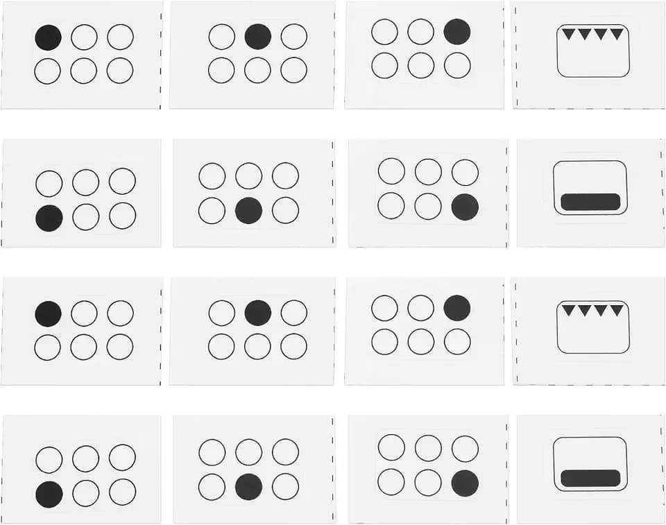 2 conjuntos de adesivos de fogão para fogão, placa de interruptor de cozinha, adequado para substituição de marcador de forno de fogão, 16 x 12 mm, 18 x 12 mm