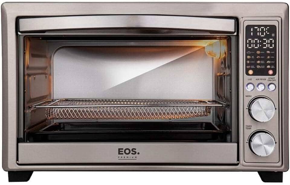 Forno e Fritadeira Air Fryer EOS 38 Litros Digital Premium Inox EAF40AID 110V