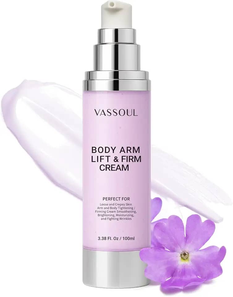 VASSOUL Creme Lift and Firm Arm Crem: Creme de aperto da pele para o corpo - firma a pele solta, reduz a celulite nos braços, coxas e bumbum - 100 ml