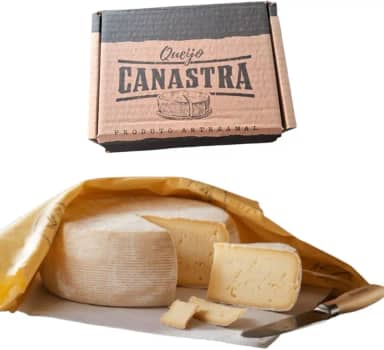 Queijo Canastra Original – Kit 4 Unidades 500g Cada em Caixa Premium