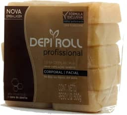 Depiroll Cera Quente Bloco 500Gr Tradicional