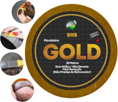 Fita Protese 15m Gold origin 2,5cm Amarela Não Derrete