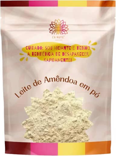 Leite de Amêndoas em Pó Ca.Nuts Linha Premium (500g)