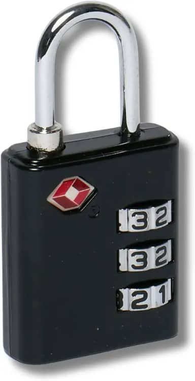 Cadeado TSA com Combinação de 3 Dígitos, Preto, Trava de Segurança para Bagagem Lock003 (Preto)