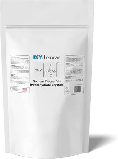 Chemboys Tiossulfato De Sódio, Solução Neutralizadora De Cloro – Removedor De Cloro Para Piscinas, Lagoas, Aquários, Banheiras De Hidromassagem, Ecossistemas Hidropônicos, Plantas - 1 Lb