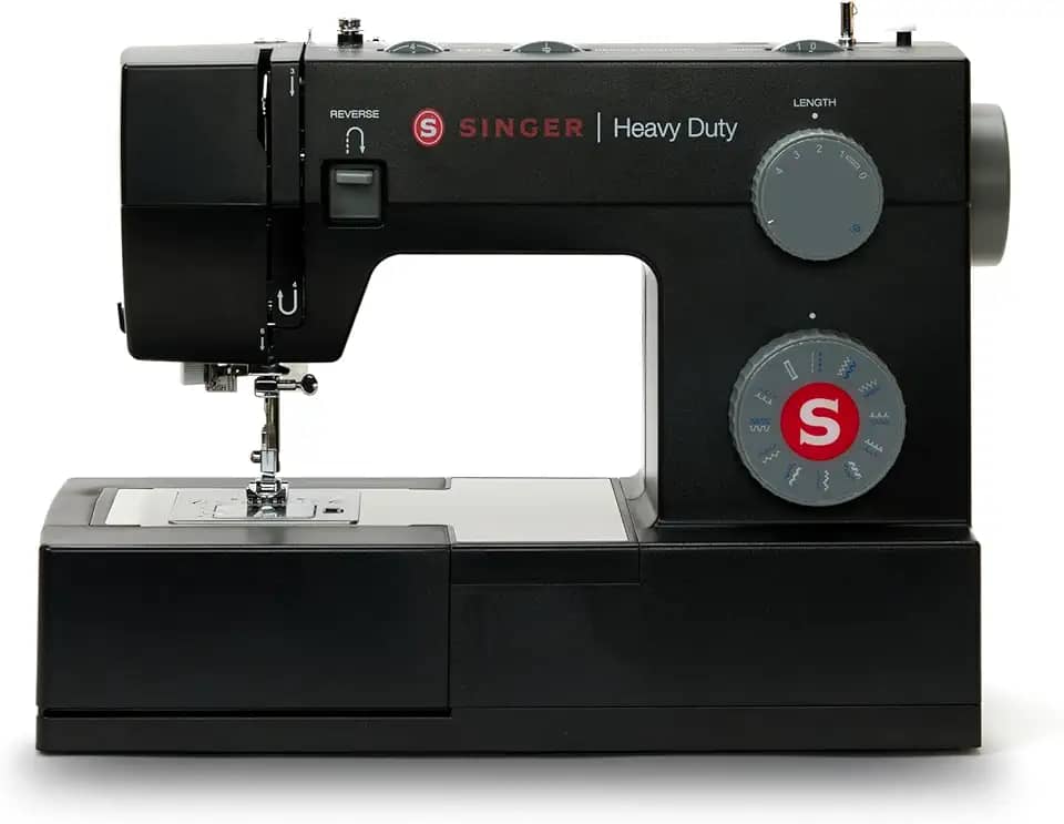 Máquina de Costura Singer HD4423 127V | 23 Pontos, Casa de Botão, Velocidade de até 1.100 Pontos/Min, Braço Livre, Iluminação LED, Base em Aço Inoxidável, Alta