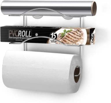 Cook Home Organizador 3 Rolos, 24cm, Cromado, Arthi