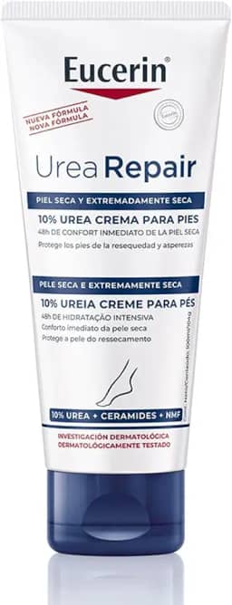 EUCERIN Creme Hidratante para Pés Urea Repair Plus 100ml, Hidratação Intensiva, Ureia, Pele Seca e Extra Seca