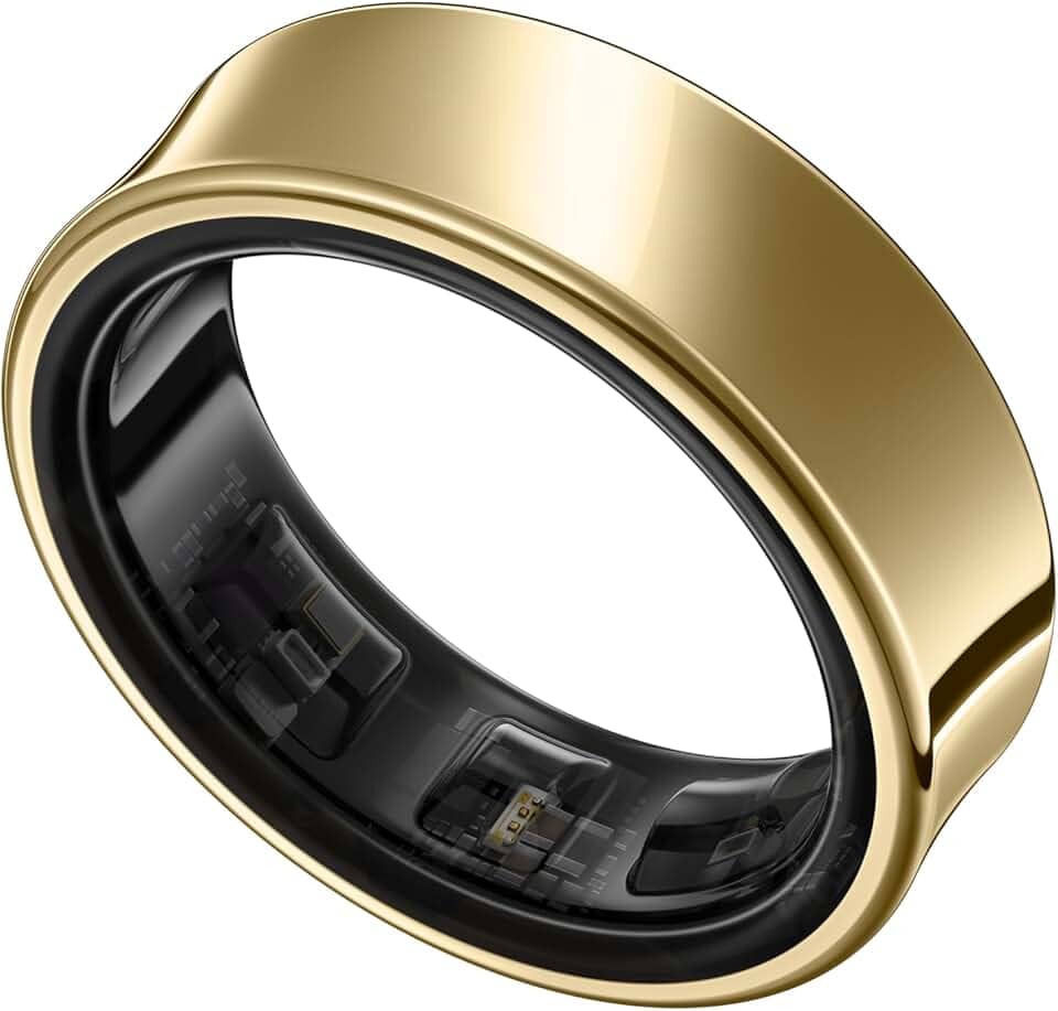 Samsung Galaxy Ring Tamanho 10, Monitor de treino, rastreador de sono, bateria de até 7 dias, Material em titânio - Titânio Dourado