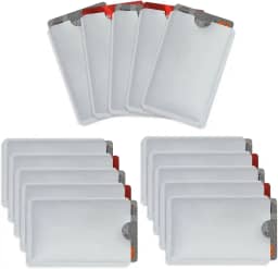 Conjunto com 15 Cartões com Proteção Owfeel, RFID, À Prova D'Água