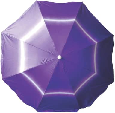 Guarda-Sol Gigante para Praia, Estrutura Firme e Resistente, Tecido em Poliéster com Bolsa de Transporte, Proteção UV