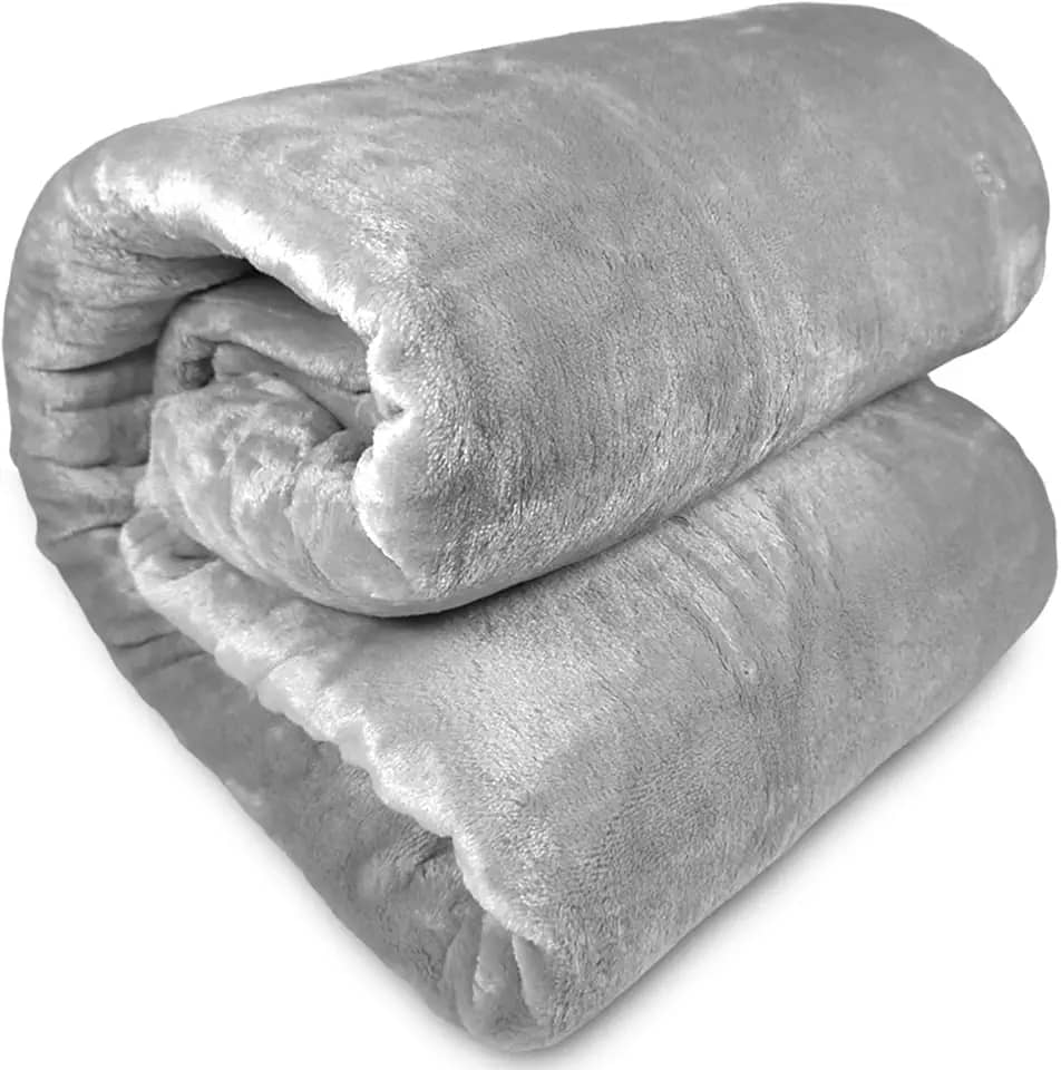 Cobertor King Corttex Lumini Super Soft Alta Gramatura 300g 2,40 x 2,60 - Manta Microfibra Poliéster Toque Seda Macio Grosso (Cinza)