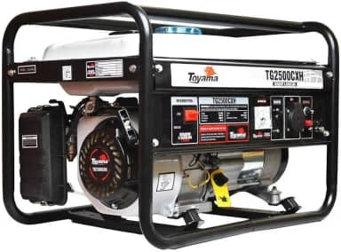 GERADOR TOYAMA GASOLINA TG2500CXH MONOFASICO 220V 2200W PARTIDA MANUAL COM SENSOR DE OLEO