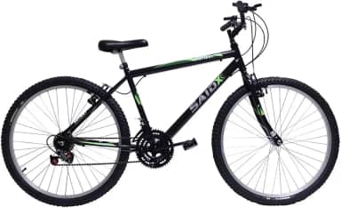 Bicicleta Aro 26 Quadro Aço 18 Marchas Rodas Alumínio Freio V-Brake Adulto Infantil