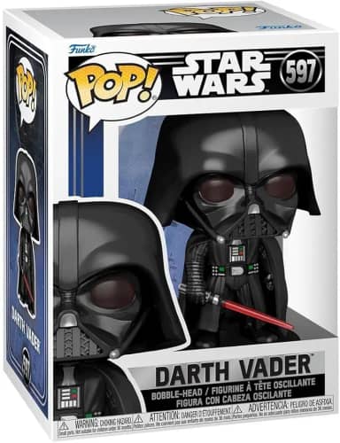 POP! STAR WARS - DARTH VADER - STAR WARS: EPISODIO IV UMA NOVA ESPERANÇA #597 – FUNKO