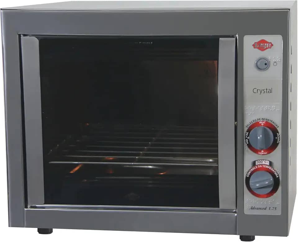 Forno Eletrico Crystal Inox Advanced Potencia 1750W - 127V LAYR