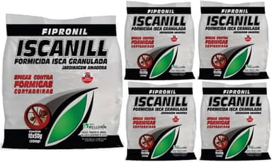 5 Pacotes Iscanill Isca Granulada Para Formigas Cortadeiras Formicida Kelldrin 10x50g