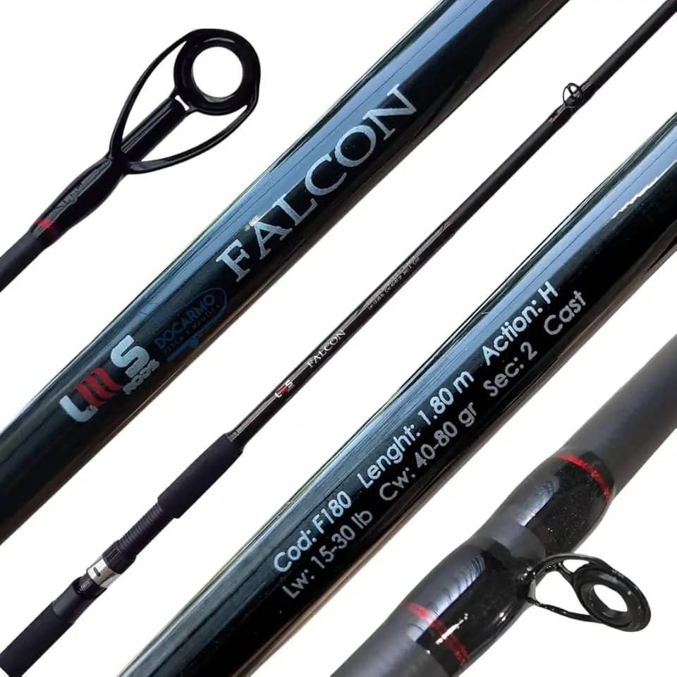 Vara de Pesca Lumis Falcon Carretilha 1,80m 30lbs