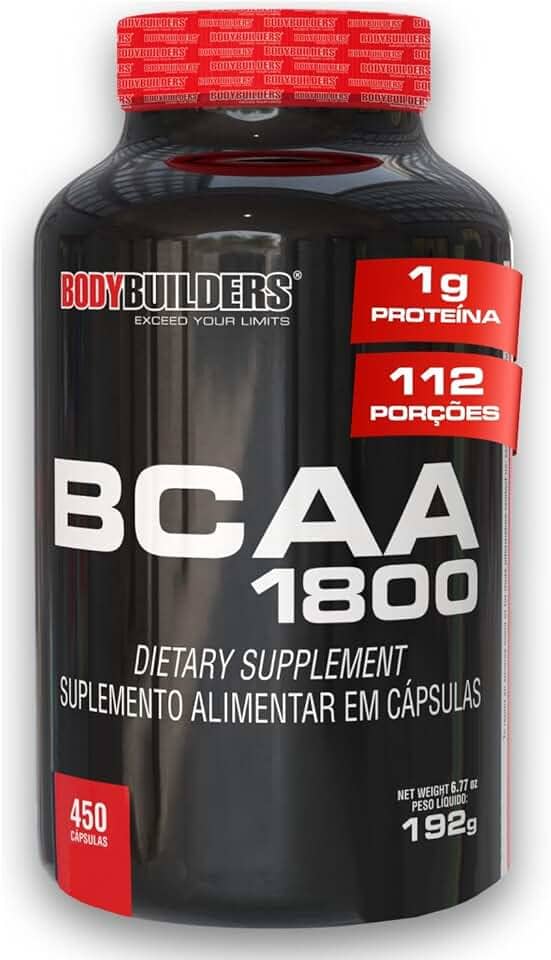 BCAA 1800 450 Cápsulas - Bodybuilders