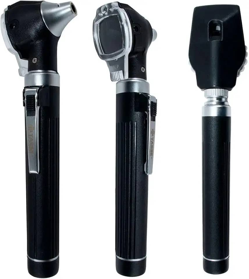 Kit Octoscopio E Oftalmosccopio Preto Tarse