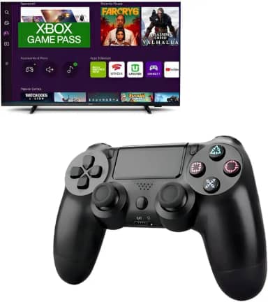 Controle Bluetooth para Xbox Game Pass, Compatível com TV Gaming Hub, Wireless Controller, Preto, Conexão Sem Fio, Jogos em Nuvem