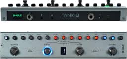 KINGSTER Tank-B Pedal de Multiefeitos para Baixo: 36 Predefinições, 9 Simulações de Amplificador, Bluetooth, Gravação Interna, Bateria Recarregável e 8 IRs para Músicos Brasileiros