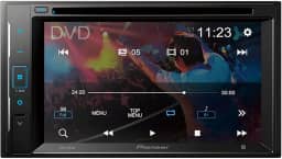 PIONEER DMH-G225BT Receptor AV de mídia digital duplo DIN com tela sensível ao toque WVGA de 6,2 polegadas