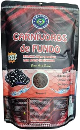 Ração Para Peixes Carnívoros de Fundo Tabs G 1000g Maramar