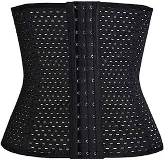 Cinta Modeladora Elástica de Compressão Abdominal Feminina ajustável - Cor Preta - PREMIUM DUPIN (XL)