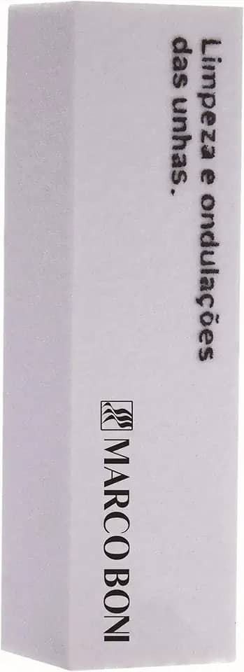 Bloco Lixa para Unhas, 6047, Marco Boni, Branco, 1 Unidade