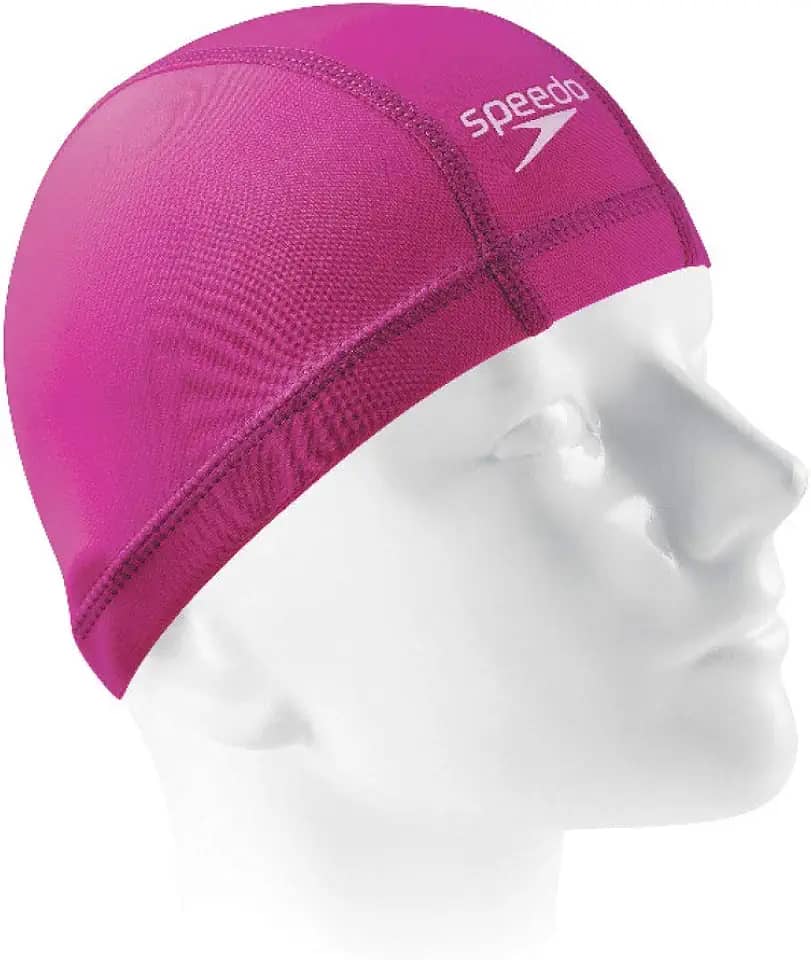 Touca de Natação Infantil, Speedo, Xtrafit Junior, Tecido Elástico com Proteção UV e Secagem Rápida, Conforto Anatômico