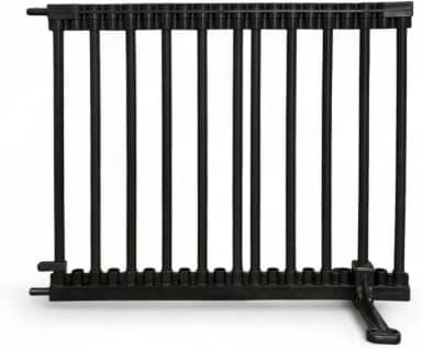 Grade Modular para Piscina e Jardim segurança Infantil e Pet Alturas 60cm 80cm 100cm Espaçamento 5cm Entre Grades Segurança Externa Extensível e Resistente Grade de Proteção (Preto, 60cm Altura)