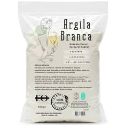 Argila Branca 500g Mascara Facial Skincare Clareadora Skin Care 100% Natural Hidratante