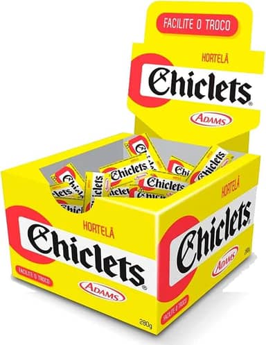 Chiclete Caixinha Chiclets Hortelã C/100 - Adams
