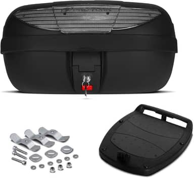 BAULETO PLÁSTICO SUPERIOR 45 LITROS PRO TORK REFLETOR CRISTAL