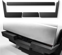 Capa protetora de para-choque traseiro compatível com acessórios Cybertruck 2023 2024, capa protetora para porta-malas de caminhonete