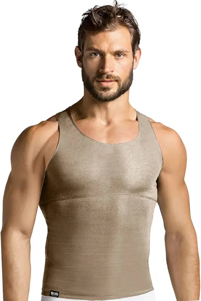 Cinta Modeladora Masculina Fit Slim Alta Compressão Postural