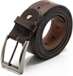 Cinto Largo Masculino Em Couro 100% Natural