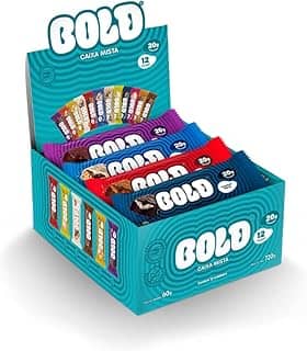 Barra de Proteína BOLD Snacks Mista (20g de Proteína) - Caixa com 12 unidades
