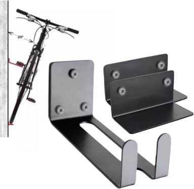 Suporte de Bicicleta Parede Universal Horizontal Encaixe de segurança para Cadeado