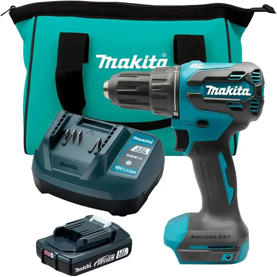 Parafusadeira/Furadeira de Impacto, 18V, Makita DHP490WVX