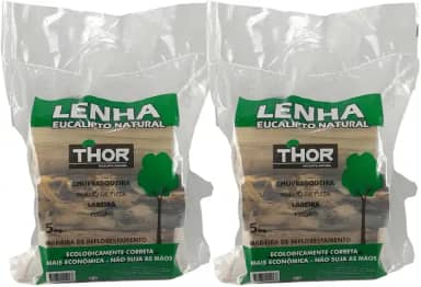 Kit Lenha De Eucalipto Especial 10kg