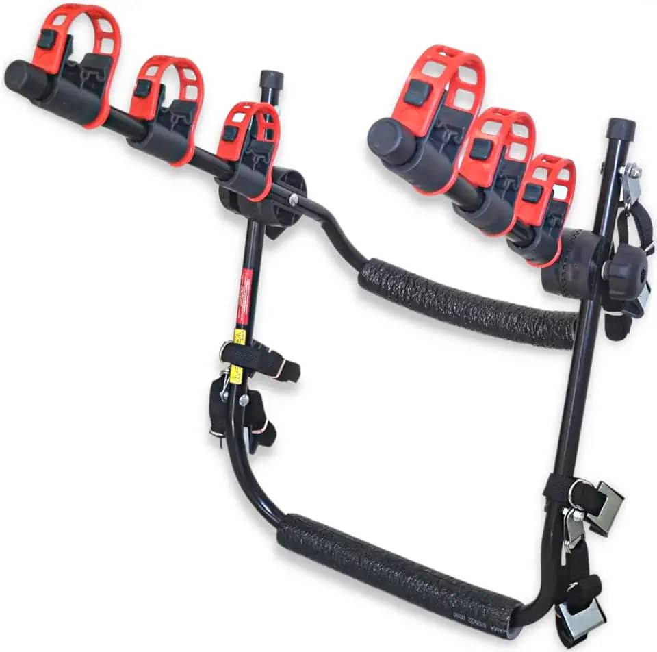 Suporte bicicleta carro transbike para 3 bikes