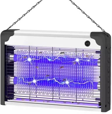 Repelente Eletrônico Lâmpada Uv-a Mata Mosquitos Mosca Luminária Arandela Armadilha Luminosa Combate Insetos(30)