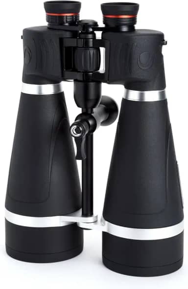 Celestron Binóculos 72031 SkyMaster Pro 20 x 80 mm à prova d'água com proteção blindada de borracha, lente multirevestida, vidro prisma BaK-4 e estojo de transporte de luxo, preto