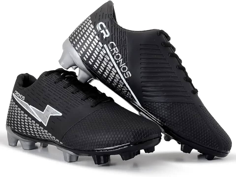 Chuteira Campo Cronos Masculino Feminino Adulto Sola Costurada Coonfortável Leve