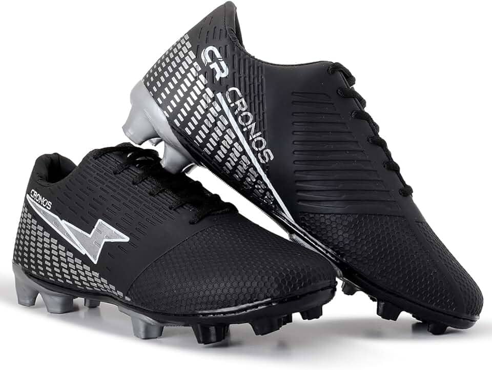 Chuteira Campo Cronos Masculino Feminino Adulto Sola Costurada Coonfortável Leve