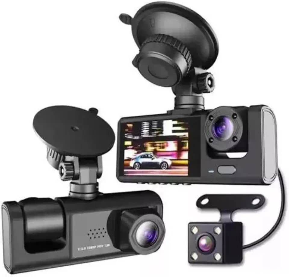 Câmera Veicular Frontal e Ré Filmadora HD Aplicativo de Motorista Automotivo