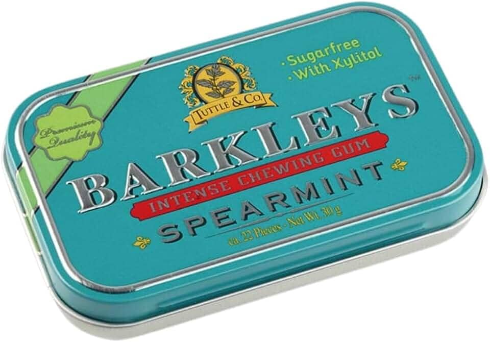 Chiclete Barkleys Chewing Gum Spearmint Hortela 30 Gr