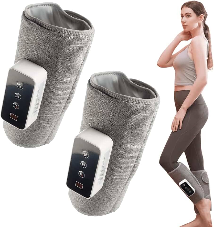Massageador de Panturrilha sem Fio Relaxshop, Compressão de Pernas, Massageador de Panturrilha, Braço sem fio, Portátil, Profissional, Confortável, Massagem para Pés e Panturrilhas